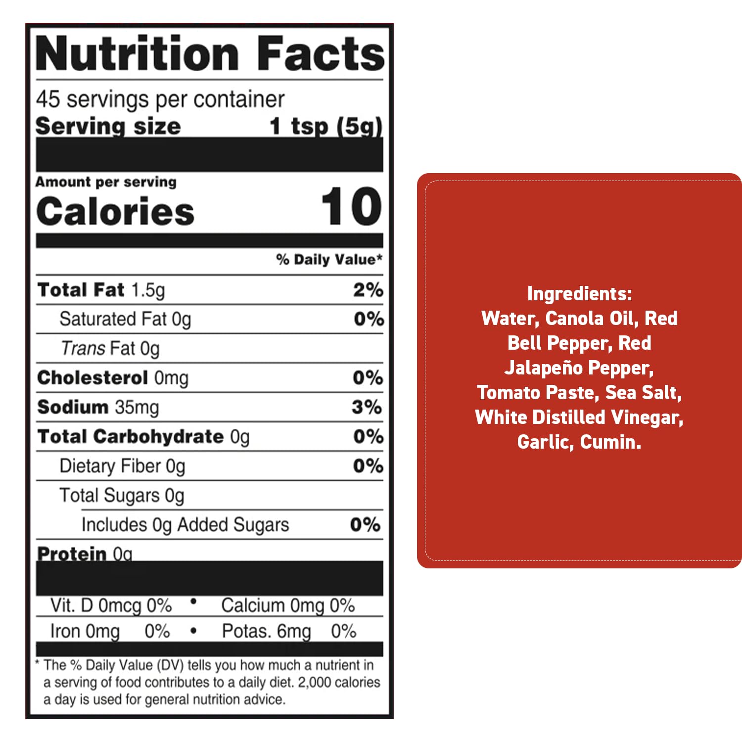 Dave's Gourmet Creamy Garlic Red Pepper Hot Sauce - Medium Heat - Perfect for Salads, Dipping, Tacos, Sandwiches & More - Vegan Sauce, Gluten-Free, No