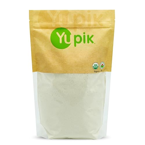 Yupik Organic Sorghum Flour 2.2 lb (35.3 oz), USDA Certified, Gluten-Free, Raw, Vegan, Kosher, Non-GMO, Mildly Sweet & Nutty, Low-Calorie, High in