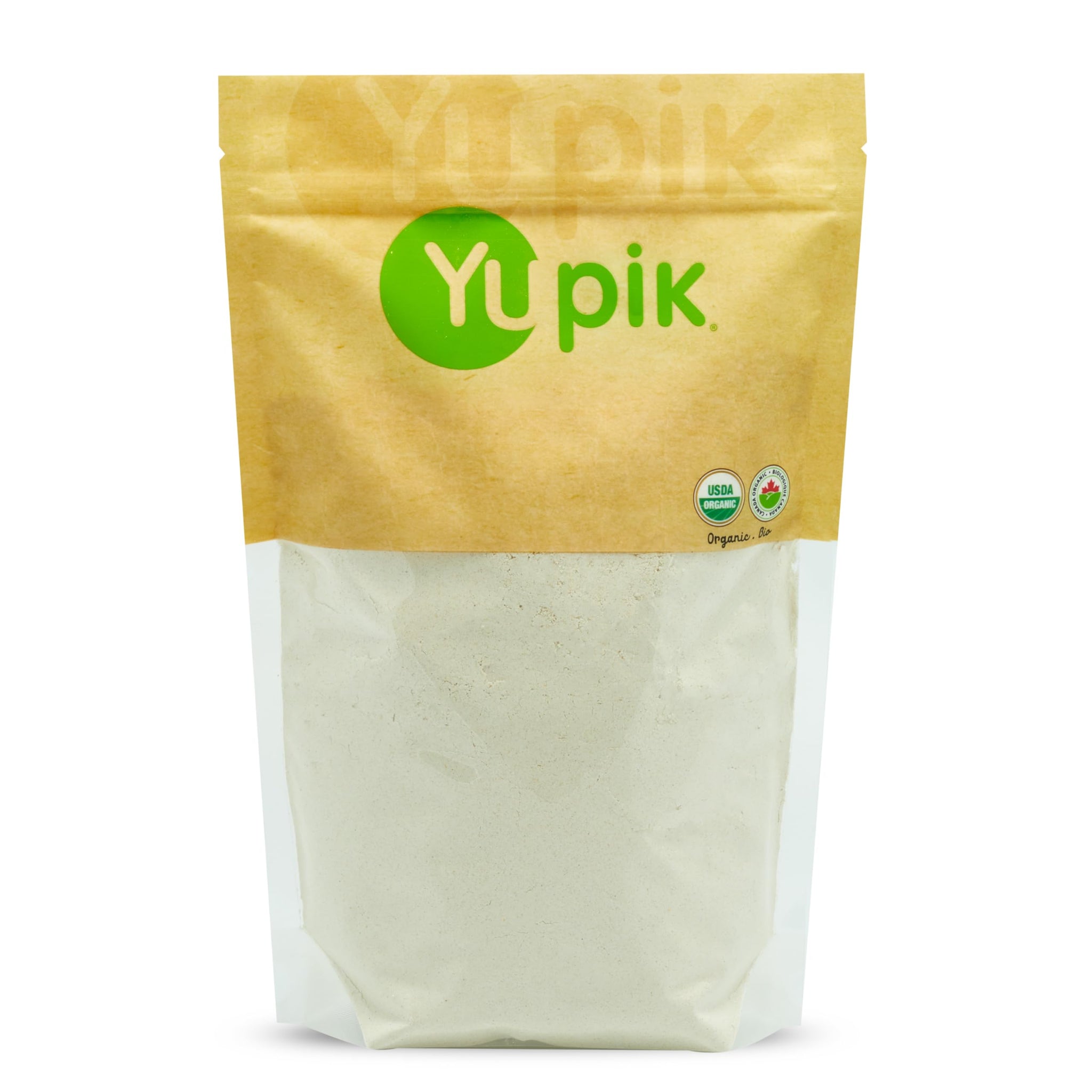 Yupik Organic Sorghum Flour 2.2 lb (35.3 oz), USDA Certified, Gluten-Free, Raw, Vegan, Kosher, Non-GMO, Mildly Sweet & Nutty, Low-Calorie, High in