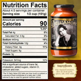 Dell'Amore Premium Marinara Sauce, Homemade Pasta Sauce Low Sodium - No Added Sugar - Vegan - Gluten Free - Family Recipe with Fresh Ingredients