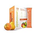 310 Nutrition Electrolyte Lemonade Powder, Sugar-Free Hydration & Energy Drink Mix, Low-Calorie Water Flavoring Packets - Peach Pear Flavor - 30
