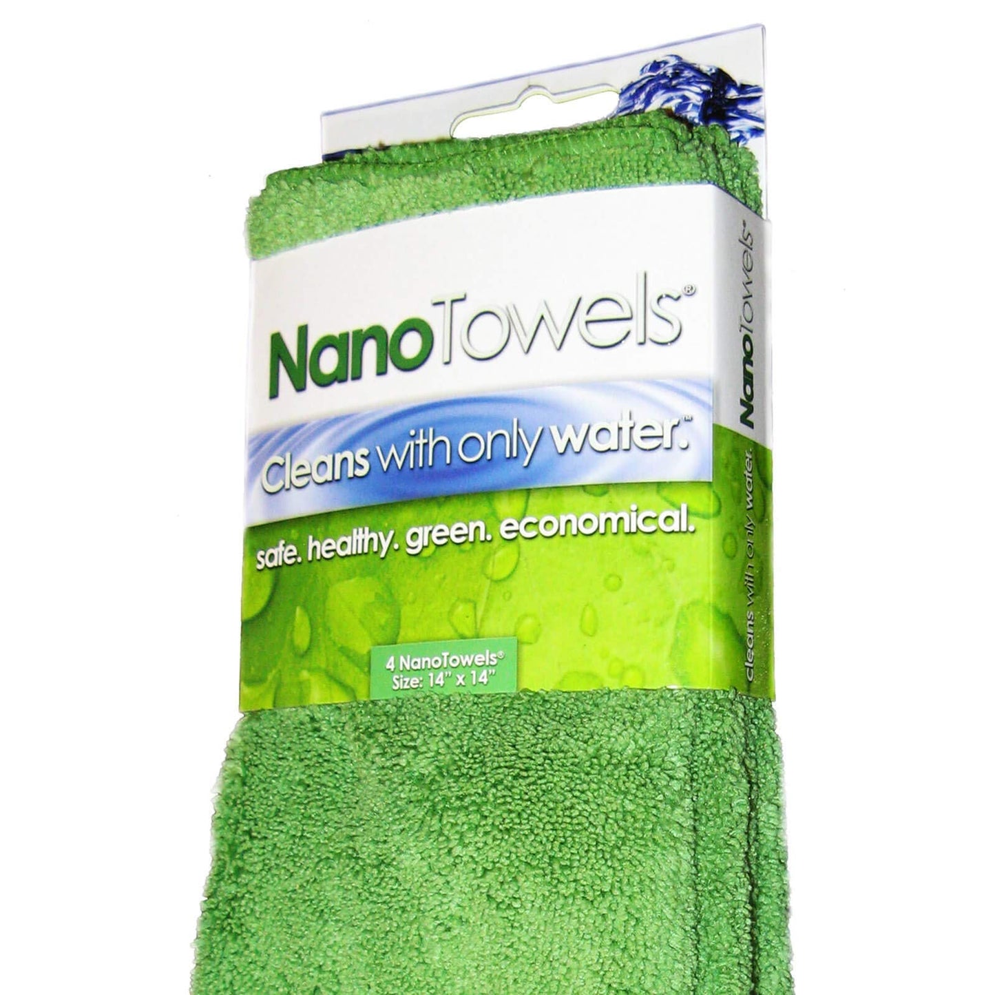 Nano Towels Cleaning Cloths - Cleans with Only Water - Wipes Away Dust, Spills & Grime Instantly Without Chemicals Paper Or Microfiber Supplies