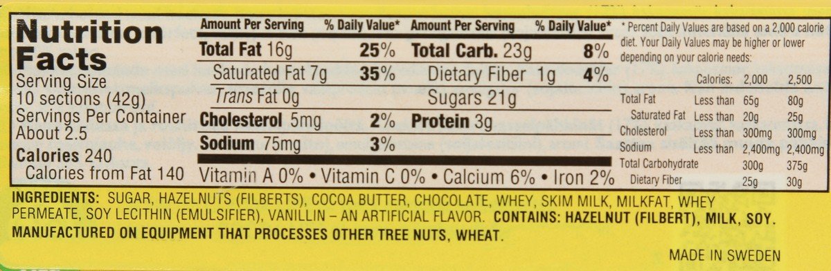 Marabou Milk Chocolate with Hazelnuts Bar 3.52 oz (100g) (Pack of 2)