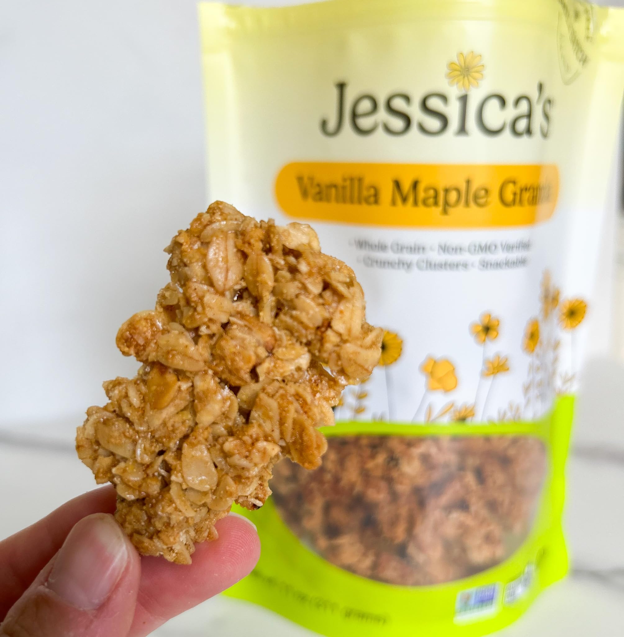 Jessica’s Vanilla Maple Granola - Handmade, Non-GMO, Gluten-Free, Whole Grain, 11oz
