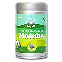 Sacred Lotus USDA Organic Matcha Green Tea Powder Tin (80 Grams) | Premium Single Origin Japanese Matcha Powder | Authentic Ceremonial Grade