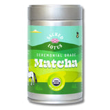 Sacred Lotus USDA Organic Matcha Green Tea Powder Tin (80 Grams) | Premium Single Origin Japanese Matcha Powder | Authentic Ceremonial Grade