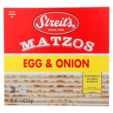 Streits Matzo Egg Onion 11 Oz -Pack of 12