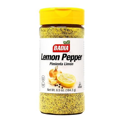 Badia Lemon Pepper Seasoning, 6.5000-ounces (Pack of 6)