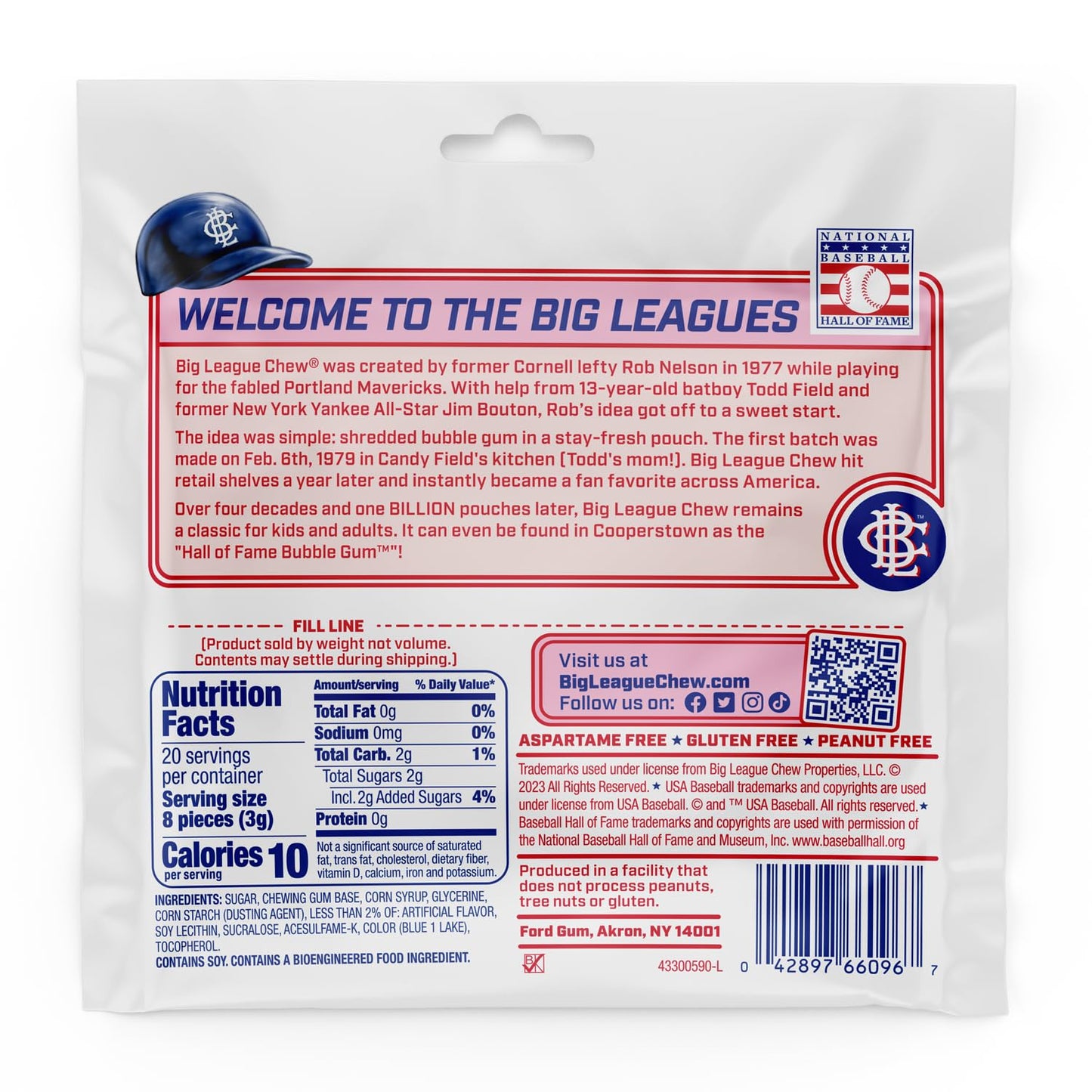 Big League Chew Curveball Cotton Candy Bubble Gum - Tasty Cotton Candy Delight | Ideal for Baseball Games, Teams, Concessions, Parties, and More |