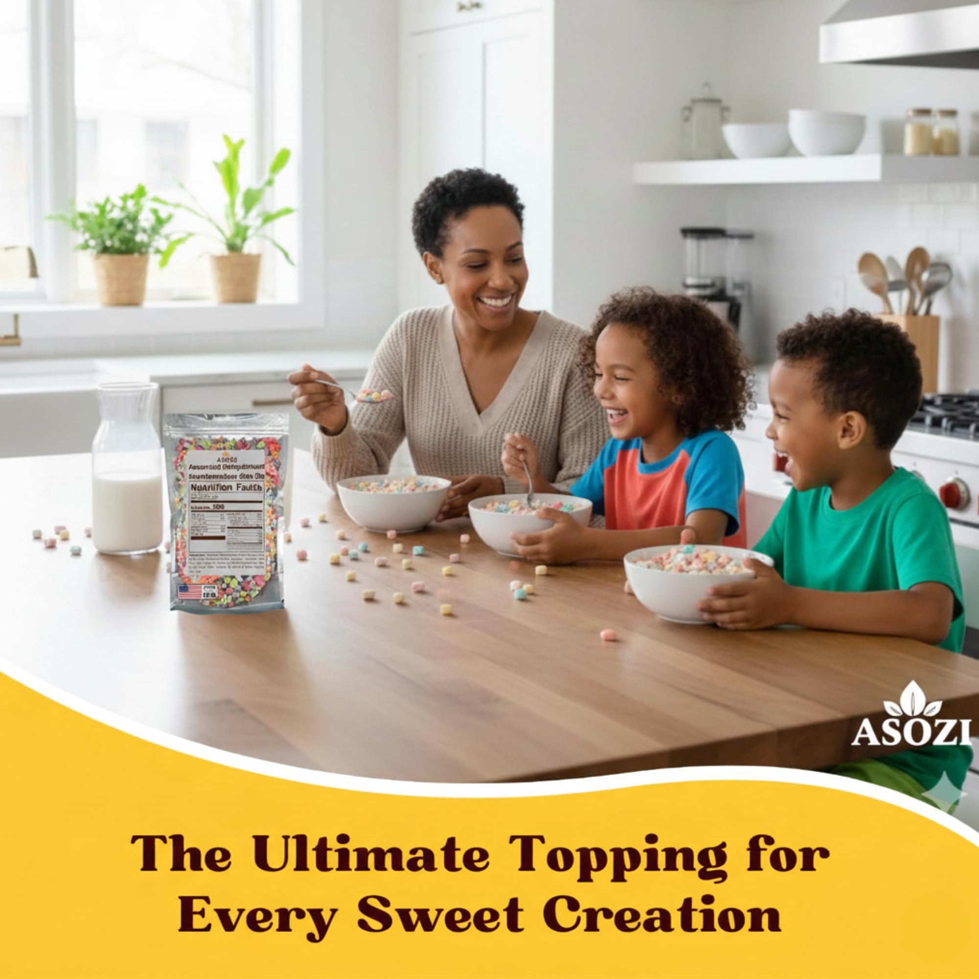 Assorted Dehydrated Mini Marshmallows - 1LB Resealable Bag of Vibrant Freeze Dried Marshmallows for Hot Chocolate, Cereal, Baked Goods, & Snack