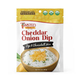 Twisted Pepper Co. Cheddar Onion Dip Mix | Dry Dips & Cheeseball Mixes | Gluten Free, Low Sodium, No Added MSG | Onion Dip Mix for Sour Cream or Mayo