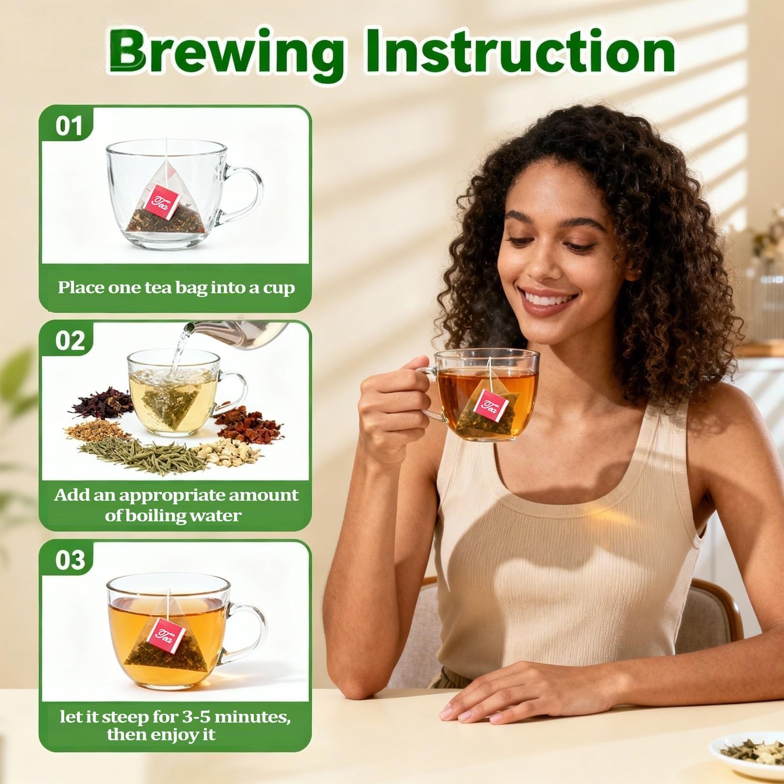 2Bag Organic Chicory and Gardenia Tea Kidney and Liver Detox Tea- For Diabetics Supports Blood Sugar chicory root-Vegan & sugar and Caffeine Free