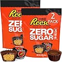 Zero Sugar Peanut Butter Cups, Sugar Free Peanut Butter Cups, Delicious Dark Chocolate, Peabnut Butter Perfect Sugar Free Reese Treats. 2 Bags, Each