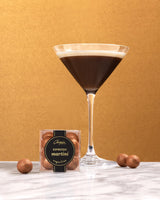 Sugarfina Espresso Martini Truffles Small Candy Cube, 2.2 oz, 4 Count | Non-Alcoholic, Martini-Flavored Chocolate