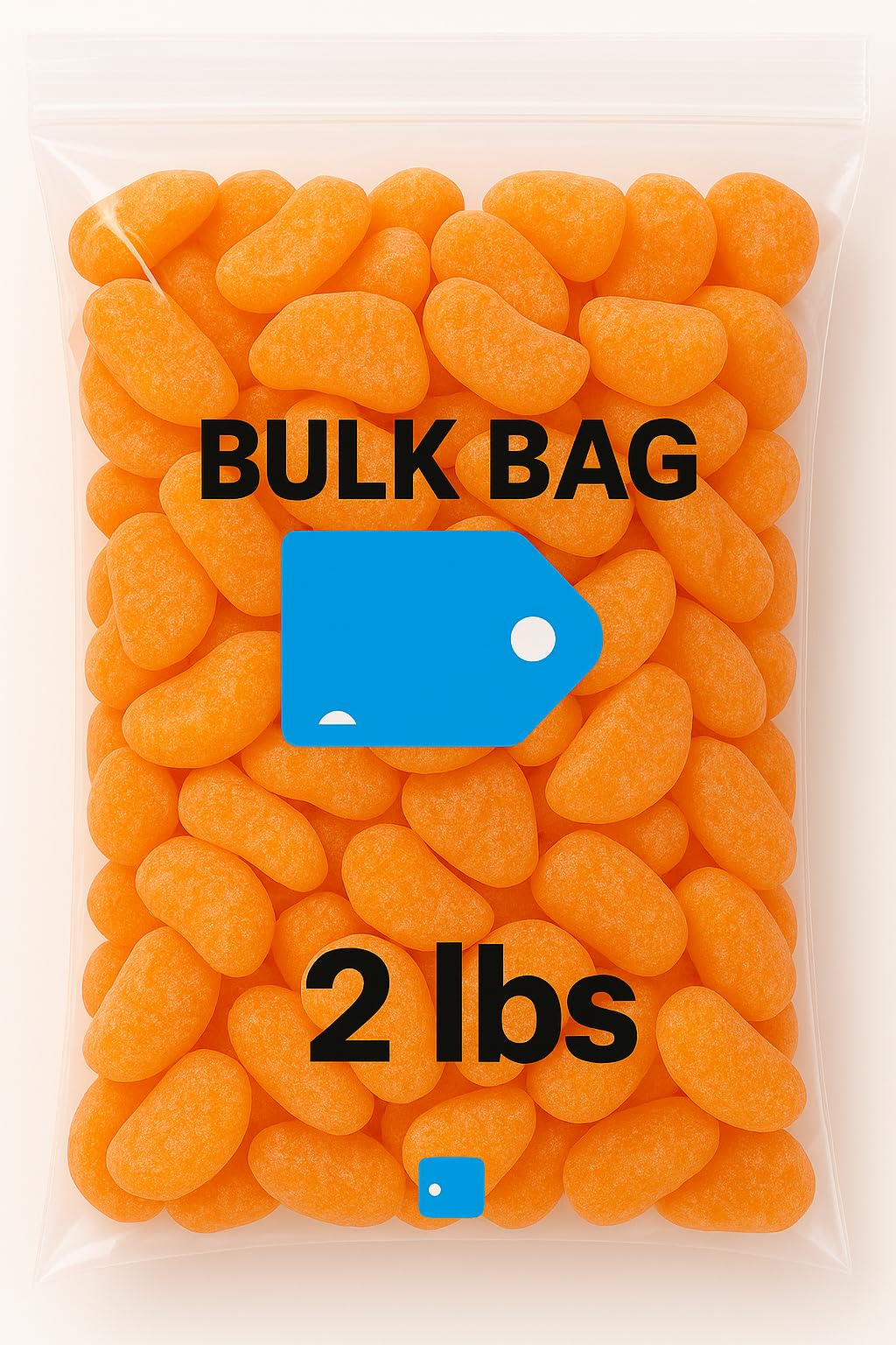 Orange Slices Jelly Candy | 2 LB Bag | Sugar Coated | Gelatin Free 636382