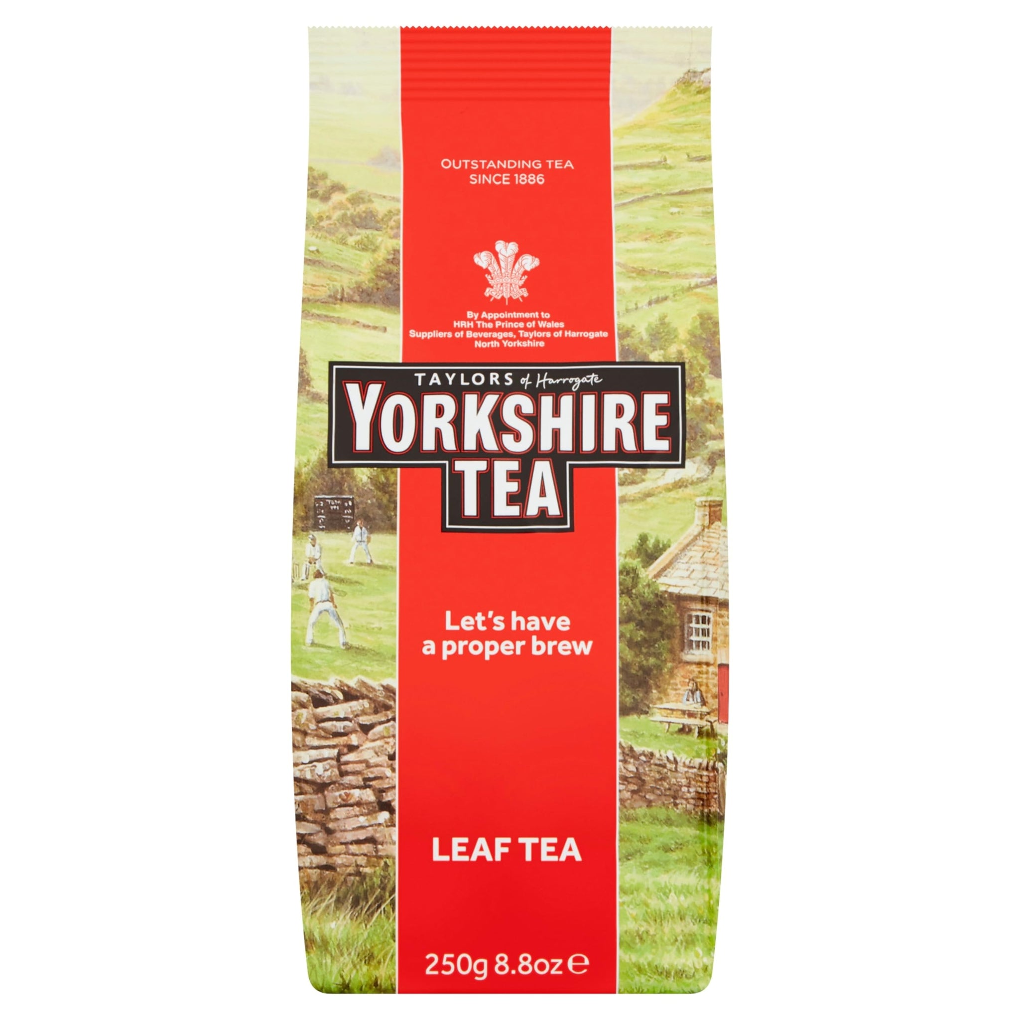 Yorkshire Tea, Red, Black Tea, Loose Leaf, 8.8 Ounces, Refreshing, Satisfying, and Strong, Classic British Breakfast Blend, Caffeinated, Enjoy Hot or