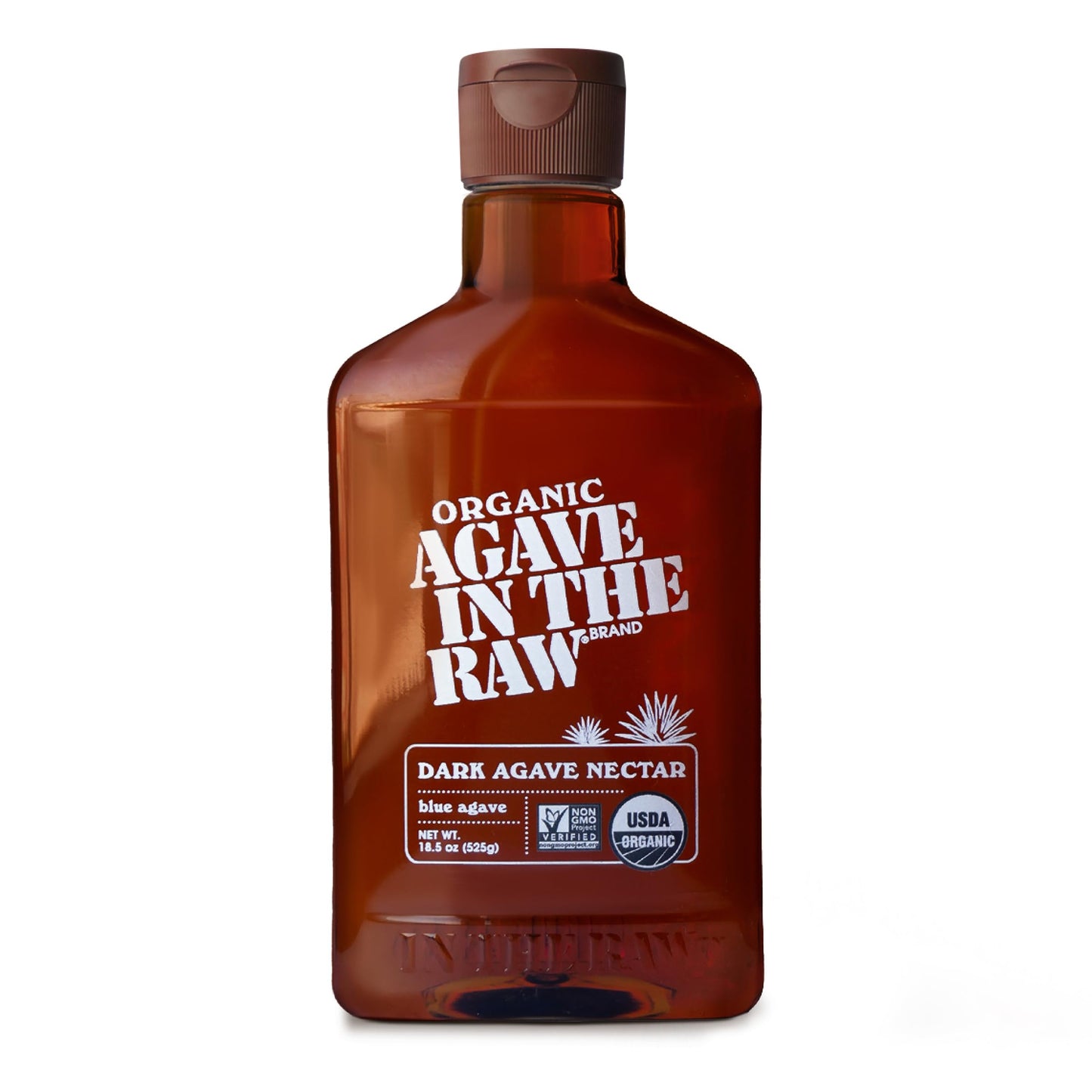 Organic Agave In The Raw Agave Nectar, 18.5 oz., Made With USDA Organic Blue Agave From Mexico, Non-GMO Project Verified, Kosher Vegan and Low Glycemic Index