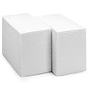 BloominGoods Disposable Bathroom Paper Napkins | 300-Pack 8" x 17" Single-Use Linen-Feel Guest Towels, Made In USA | Cloth-Like Hand Tissue Paper