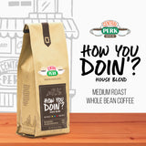 Central Perk Medium Roast Whole Bean Coffee "How You Doin" Blend - 100% Arabica Colombian & Brazilian Coffee Beans with Subtle Chocolate & Honey