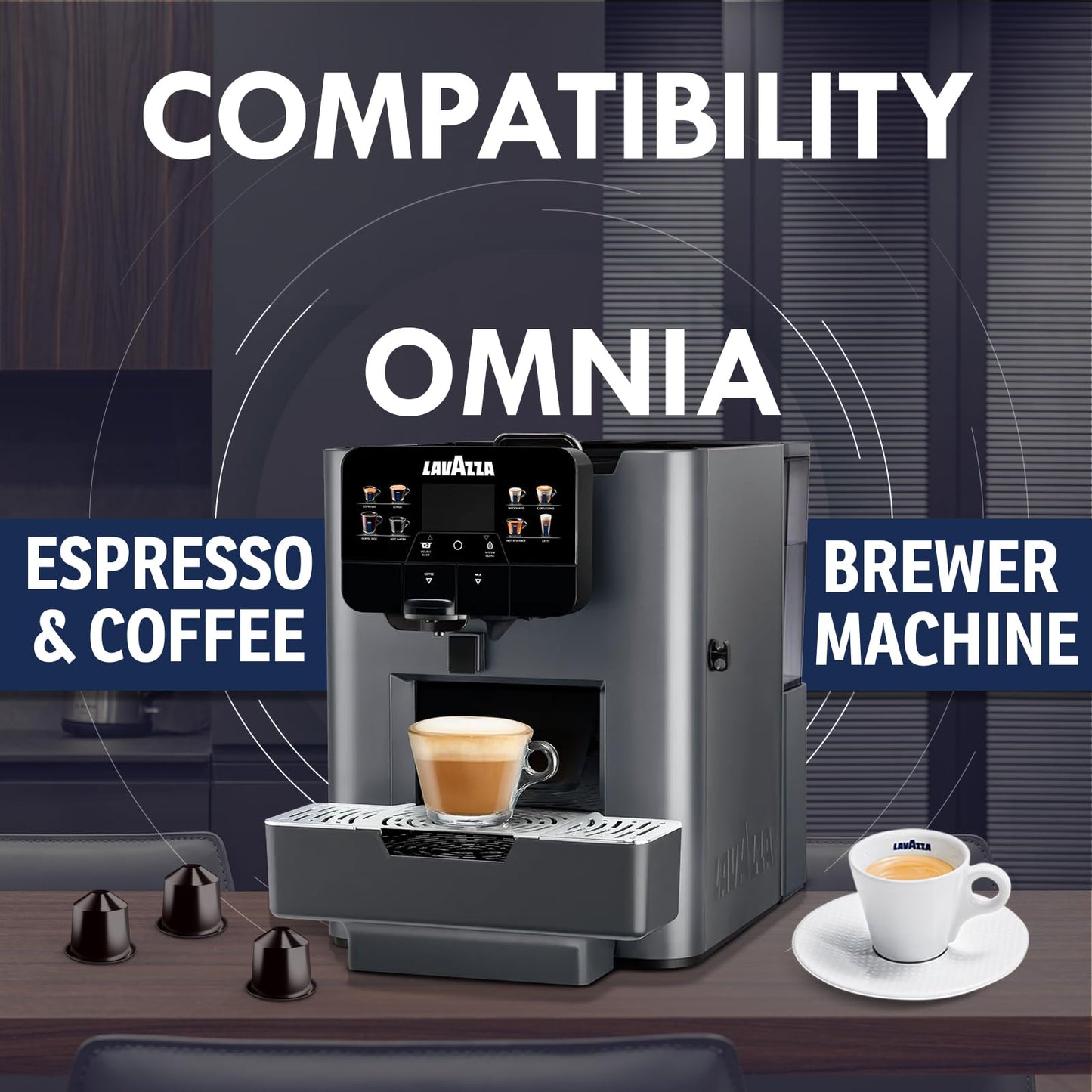 Lavazza Blue Coffee Pods Variety Pack - 30 Count Sampler (6 Each of Top Class, Gold Selection, Caffè Crema, Decaf & Gran Espresso) - Compatible