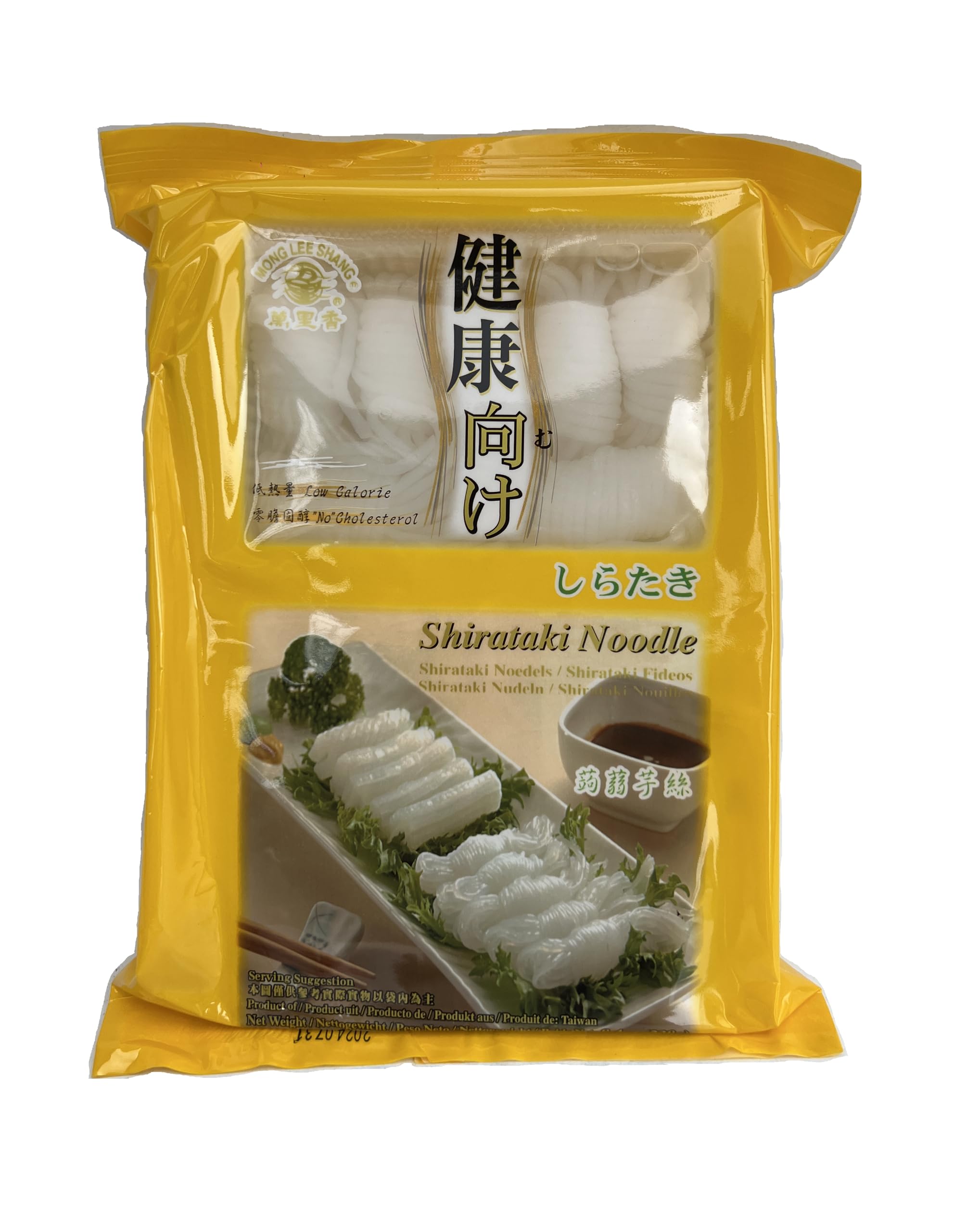 MLS Shirataki Noodles, Konjac Noodles, Rolled up Shirataki Pasta, 8.4oz, 1 pack, Ideal for Hot Pot, Soups, Shabu Shabu, and Stir Fry