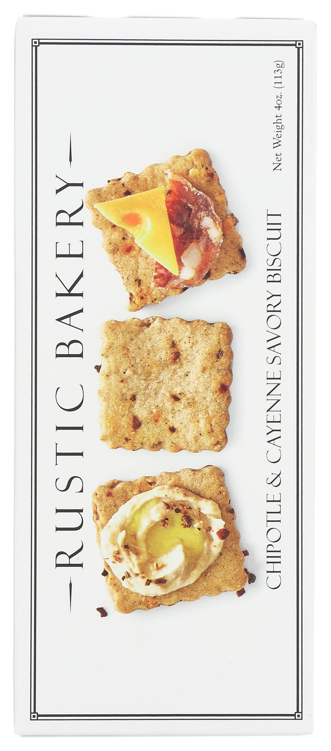 Rustic Bakery, Biscuits Savory Chipotle Cayenne, 4 Ounce