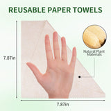 LNTPIP 5 Pack Swedish Dishcloths for Kitchen, 100% Compostable Loofah & Plant Fiber Swedish Dish Cloths, Reusable Paper Towels, Super Absorbent