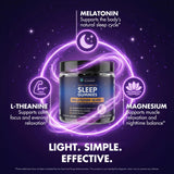 Raspberry Gummies Melatonin 10mg, Magnesium & L-Theanine- Vegan, Non-GMO, Sugar Free