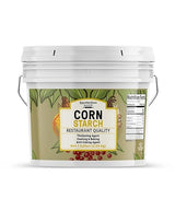 Unpretentious Corn Starch, 1 Gallon, Resealable Bucket, Thickening Agent, For Bulk Baking & Cleaning Use (4.5 Pound)