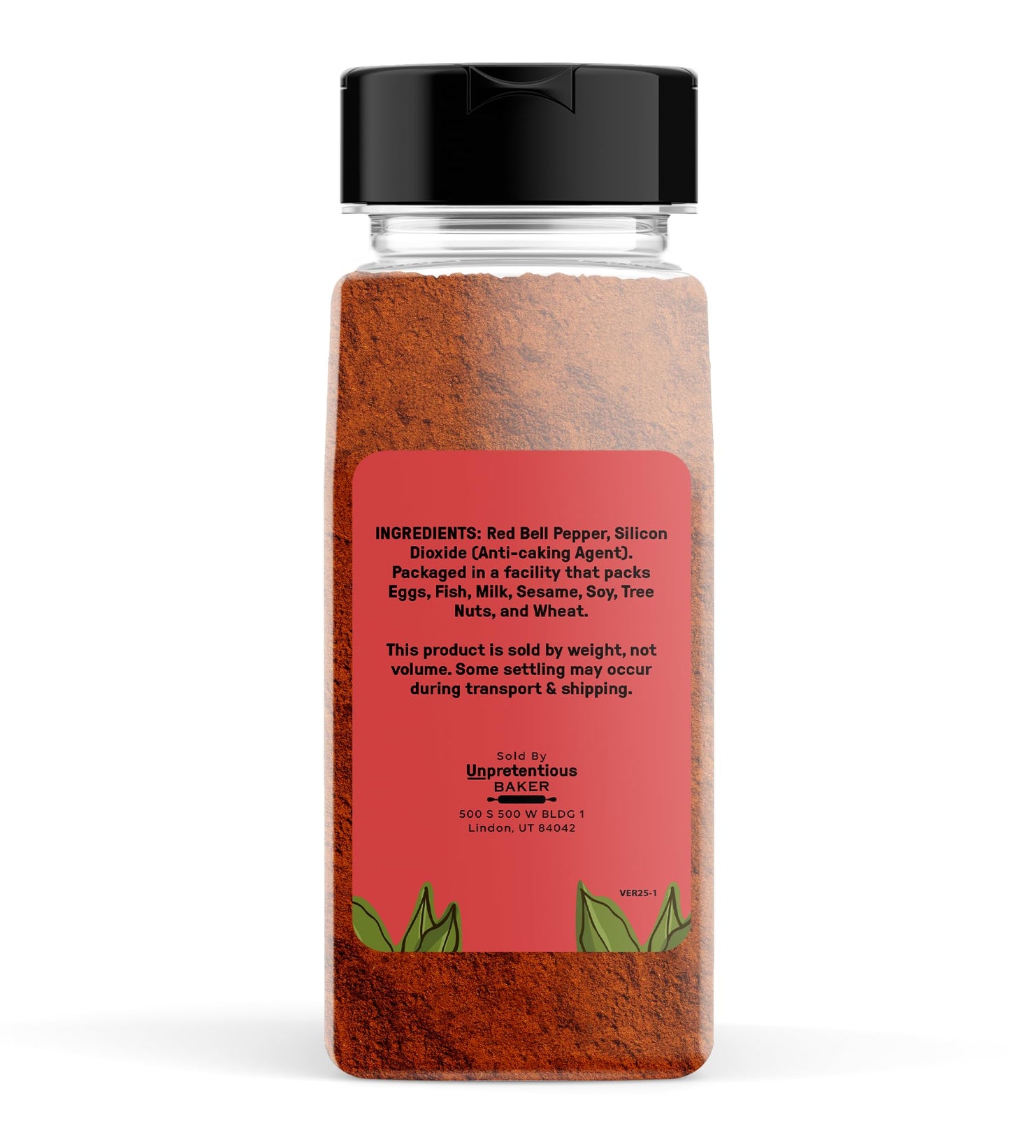 Unpretentious Red Bell Pepper Powder, 2 Cups, Fine Ground, Sweet & Tangy, Soups & Stews, Flavorful