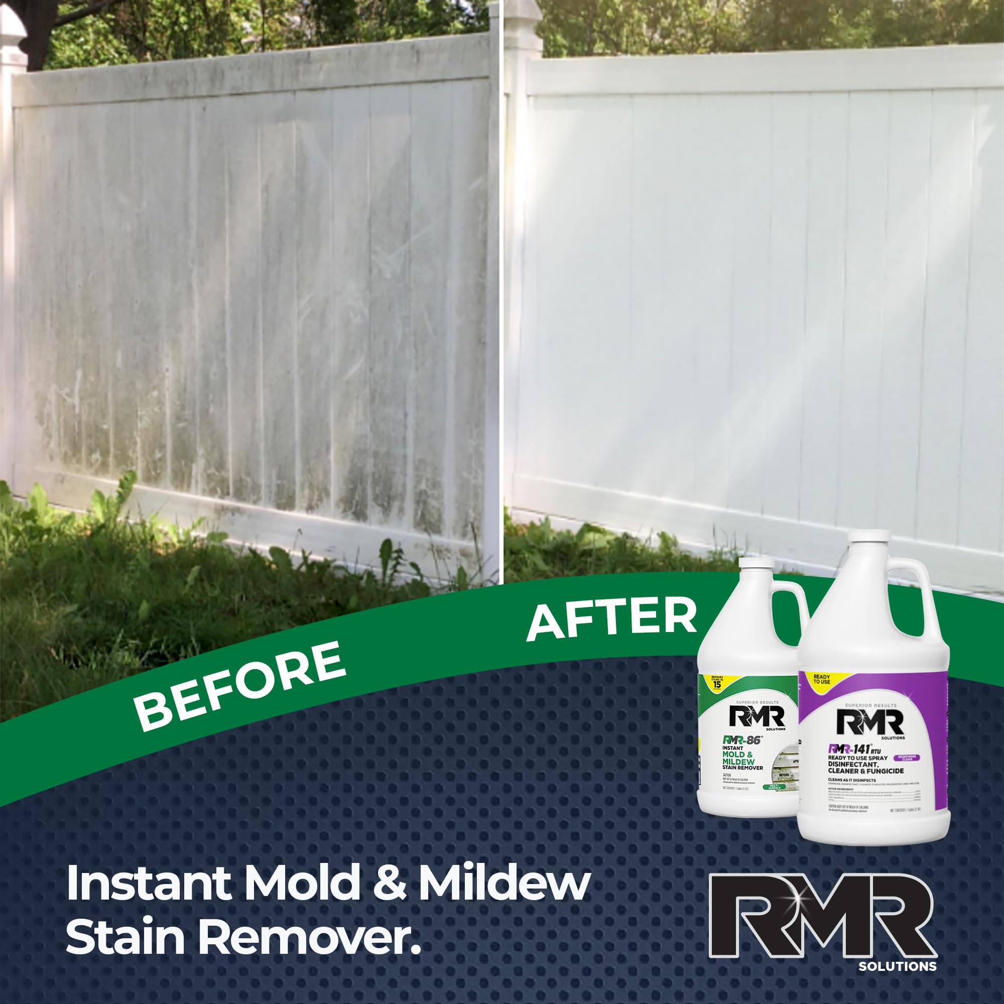 RMR Brands DIY Mold Remover Bundle - Complete Mold Killer & Stain Remover Bundle - Mold and Mildew Prevention Kit, Disinfectant Spray, Includes 2-1