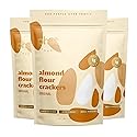 Original Almond Flour Crackers by Real Phat Foods - Low Carb, Gluten-Free Keto Crackers - Pack of 3 (Original)