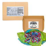 Broheemium Crystal Light Variety Pack 60 Flavored Drink Mix Packets in Lemonade Fruit Punch Raspberry Strawberry Flavors Bundles One Reusable Mood