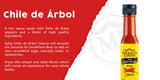 Mexico Lindo Chile de Arbol Hot Sauce Ingredients | 12,190 Scoville Level | Classic Flavor | 5 Fl Oz Bottle (Pack of 1)