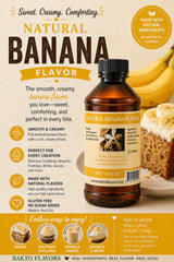 Natural Banana Flavor - 4 OZ
