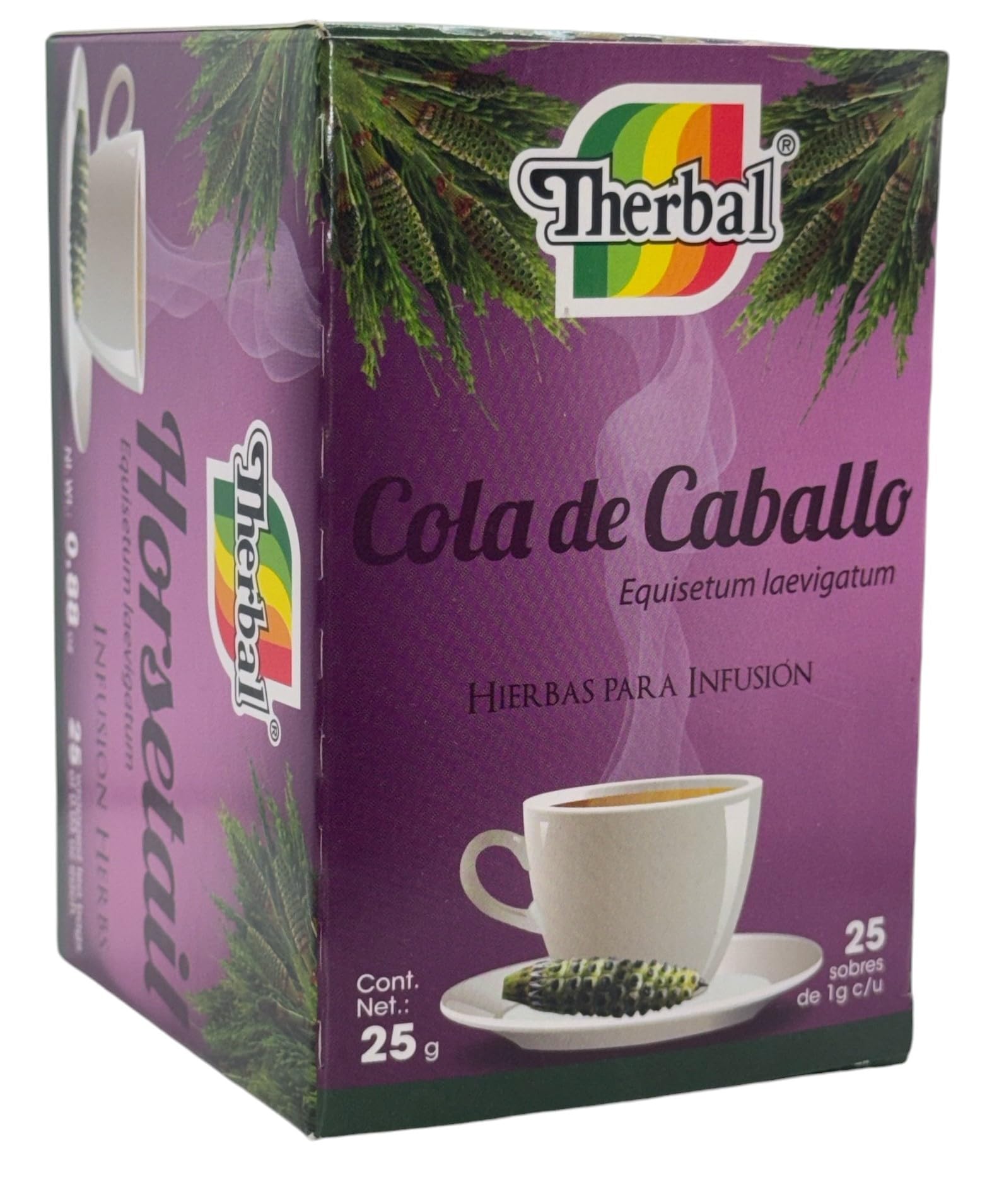 Cola de Caballo Té (Horsetail Tea) - 25 Tea Bags - Vegan, 100% Natural - Premium Therbal Brand