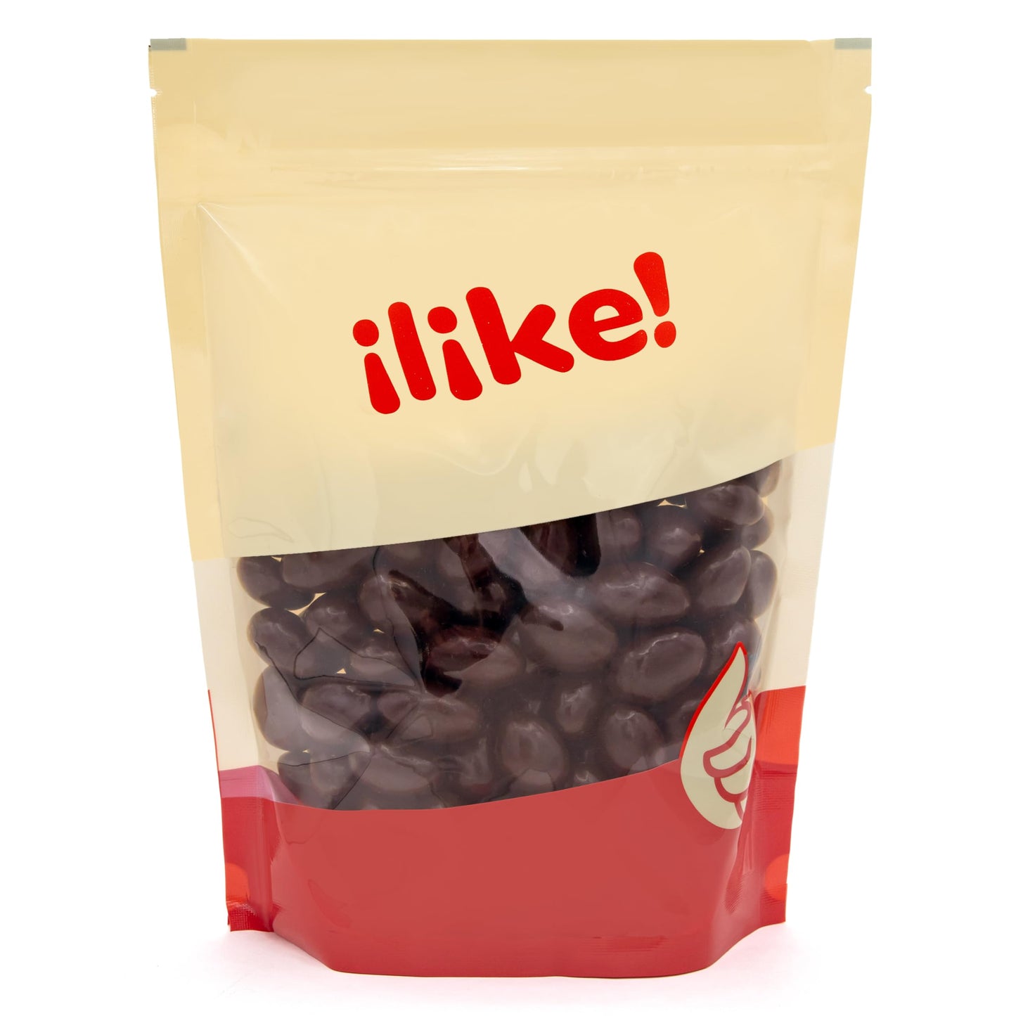 Dark Chocolate Covered Almonds 2-Pound Bag | Bulk Chocolate Covered Nuts | Coated Roasted Almonds for Gifting, Party Favors, Office Candy Jars