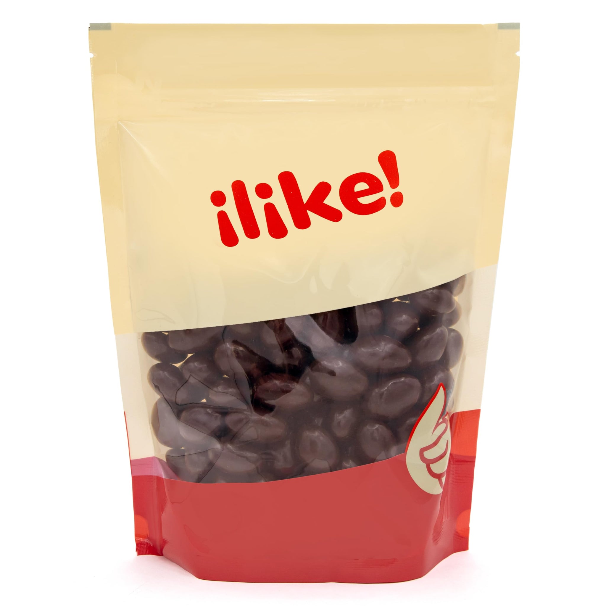 Dark Chocolate Covered Almonds 2-Pound Bag | Bulk Chocolate Covered Nuts | Coated Roasted Almonds for Gifting, Party Favors, Office Candy Jars
