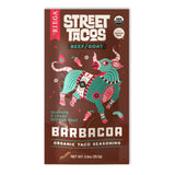 Riega Street Taco Seasoning, Organic Mexican Spice Blend for Cooking Authentic Meals, Barbacoa, 0.9 oz Packets, 8 Count