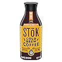 SToK Cold Brew Coffee, Bright & Mellow, Light Roast Brewed Low and Slow, Unsweetened, Black Coffee, 48 FL OZ Bottle