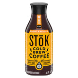 SToK Cold Brew Coffee, Bright & Mellow, Light Roast Brewed Low and Slow, Unsweetened, Black Coffee, 48 FL OZ Bottle