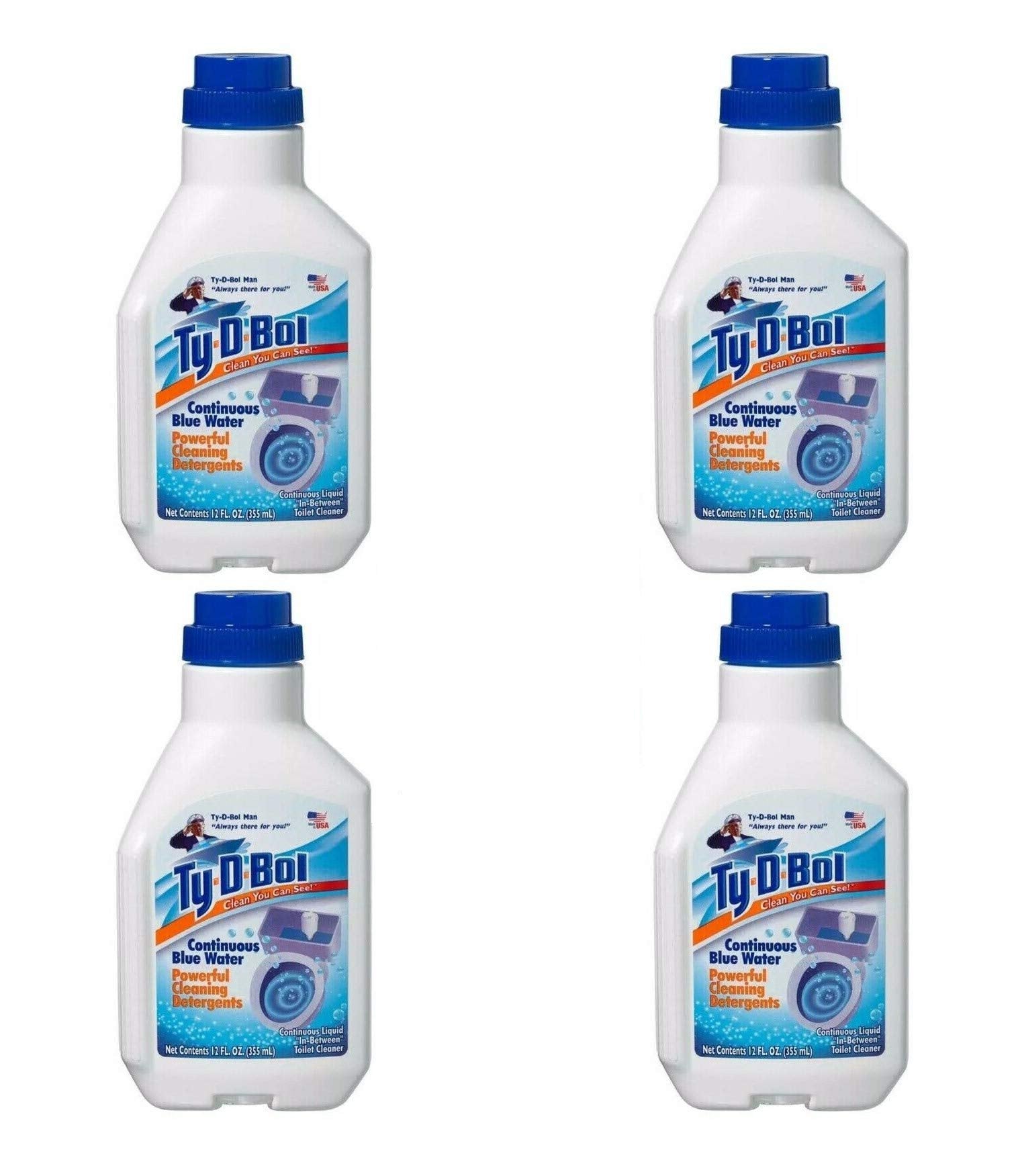 TLT BWL CLR12OZ LQD BLUE by TY-D-BOL MfrPartNo 365002.6