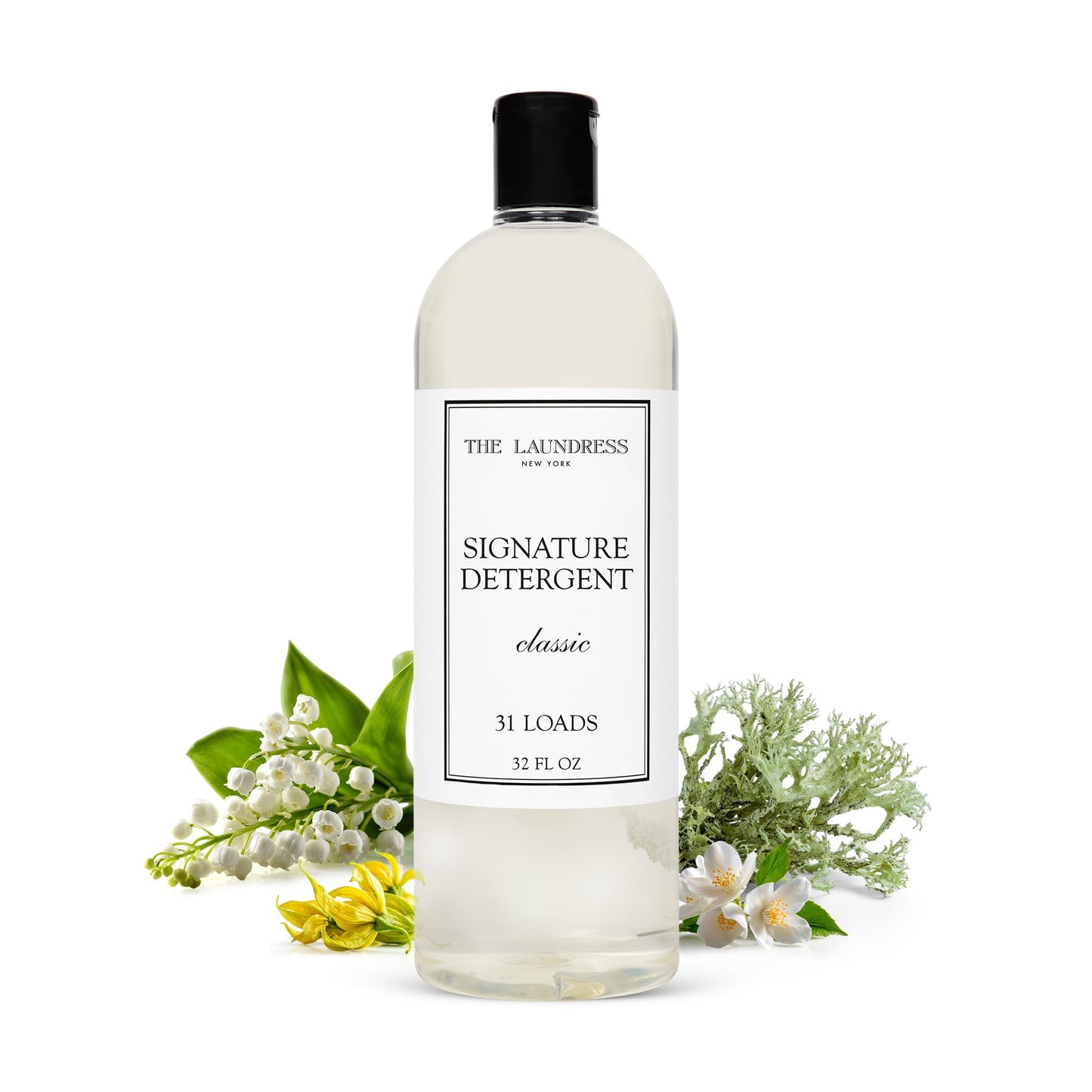 The Laundress Luxury Laundry Detergent, 31 Loads, Scented Signature Classic Fragrance, Concentrated Triple Enzyme Deep Cleaning and Targeted Stain