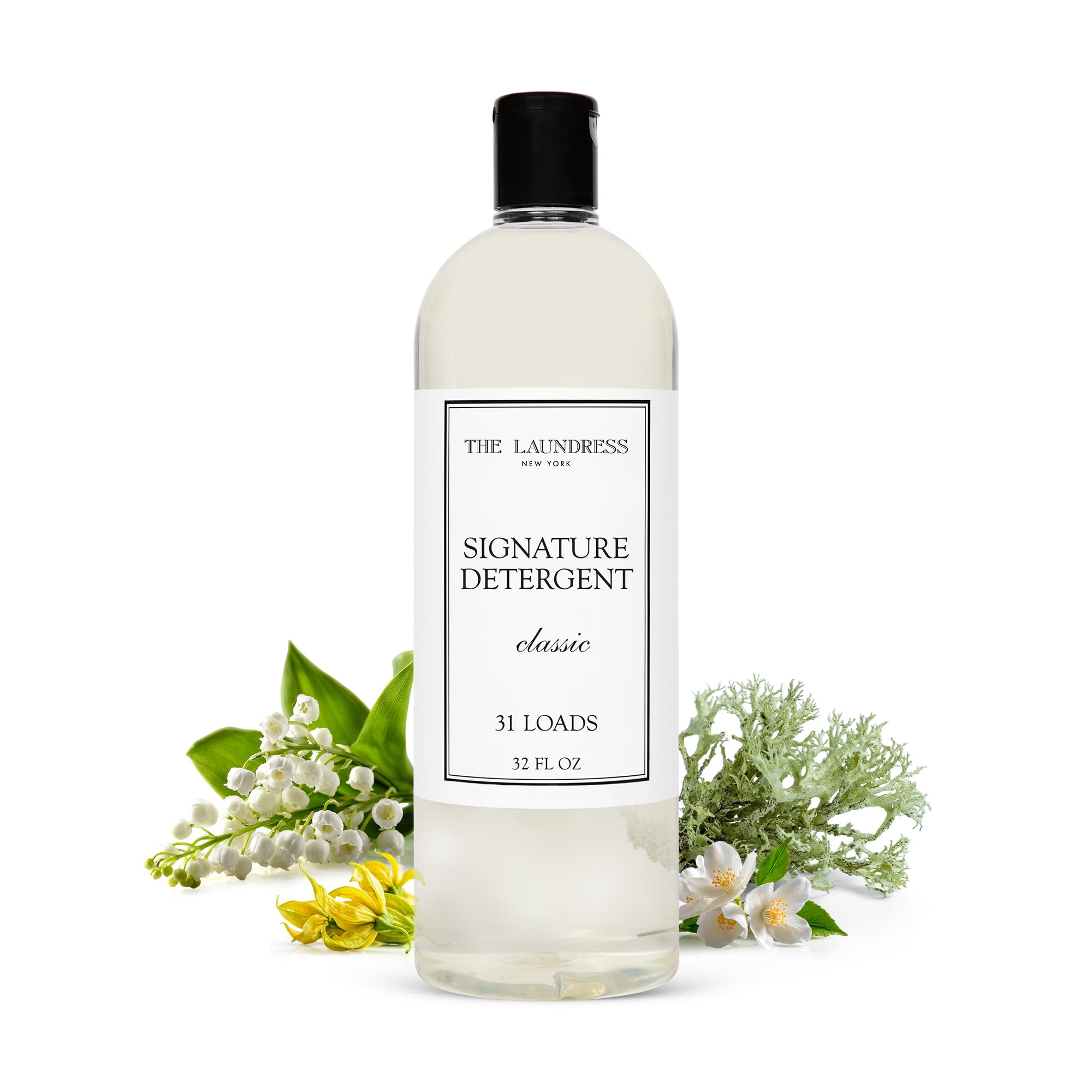 The Laundress Luxury Laundry Detergent, 31 Loads, Scented Signature Classic Fragrance, Concentrated Triple Enzyme Deep Cleaning and Targeted Stain