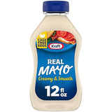 Kraft Real Mayo Creamy & Smooth Mayonnaise, 12 fl oz Bottle