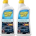 Cerama Bryte Removes Tough Stains Cooktop and Stove Top Cleaner for Glass - Ceramic Surfaces, 18 Ounces, 2 Pack