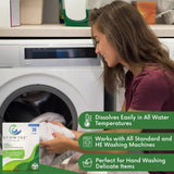 Ecowise Clean, Laundry Detergent Sheets Eco-Friendly Strips, Concentrated Biodegradable Washer Sheets, Floral, 30 Count (Pack of 1)…