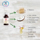 Deiman Natura Artificial Food Flavoring Coconut Concentrate (4 fl oz)