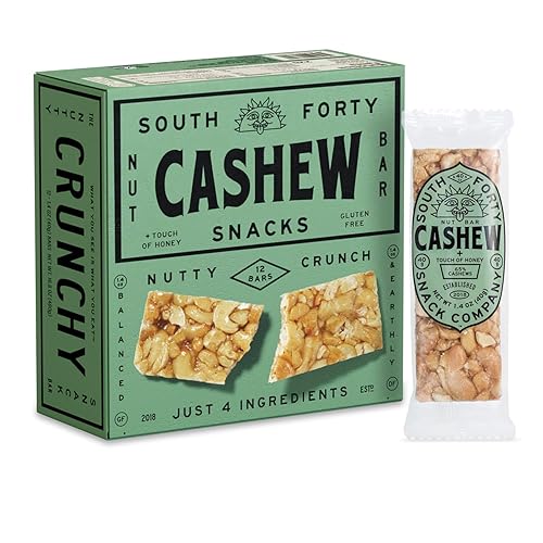 South 40 Snacks Cashew Nut Bar, 1.4 OZ