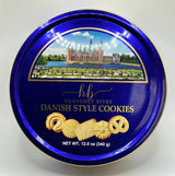 Heavenly Bites Danish Style Butter Cookies in Metal Tin 12 Ounce